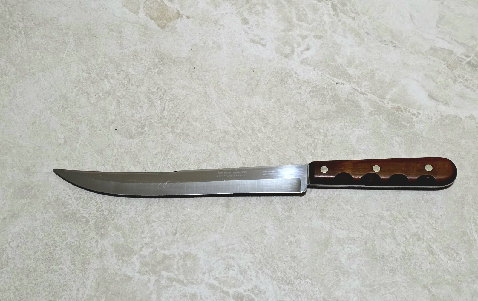 Vintage 9" Blade * CASE XX - CA 283 * Stainless Steel Chef's Slicing Knife USA