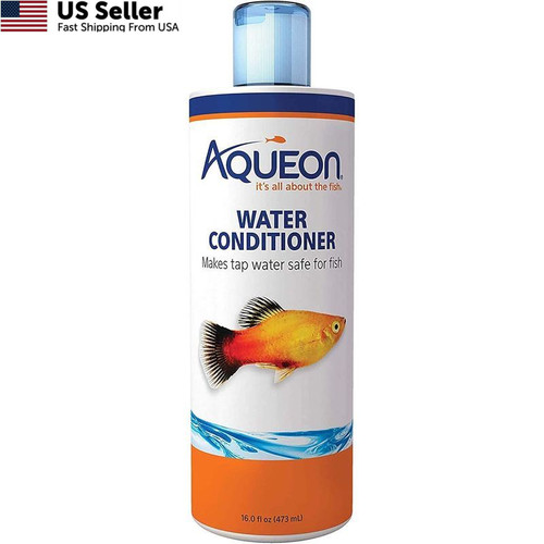 Aqueon Aquarium Fish Tank Water Conditioner Bottle, 16 ounces 16-Ounce