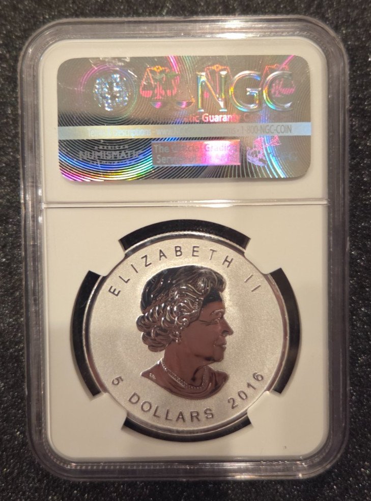2016 Canada $5 Peregrine Falcon NGC PF69 Reverse Proof- Early Releases