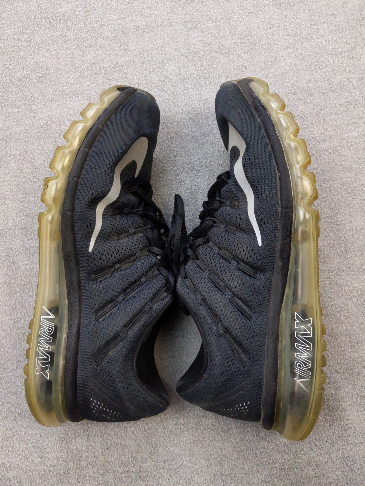 Nike Air Max 2016 Shoes Mens Size 12.5 Black White Running Sneakers 806771-001