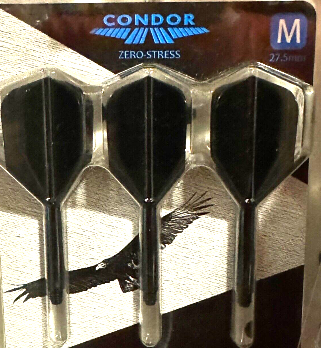CONDOR BLACK SMALL SHAPE MEDIUM ZERO STRESS FLIGHTS LENGTH FREE SHIPPING