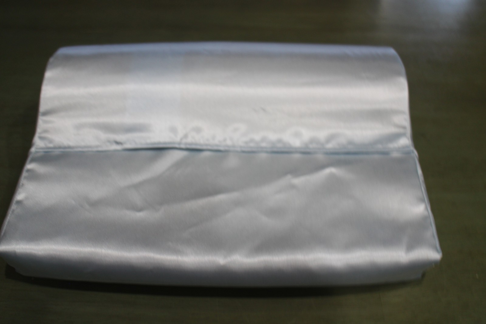 GOODMAN SPECIALTY PILLOWS SATIN #101 LIGHT BLUE TENSION EASE FOR NECK & BACK