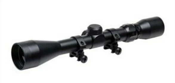 NEW Truglo 4-12x42 Black Hunting Scope w/ Weaver Rings  BDC Rifle Gun Shooting
