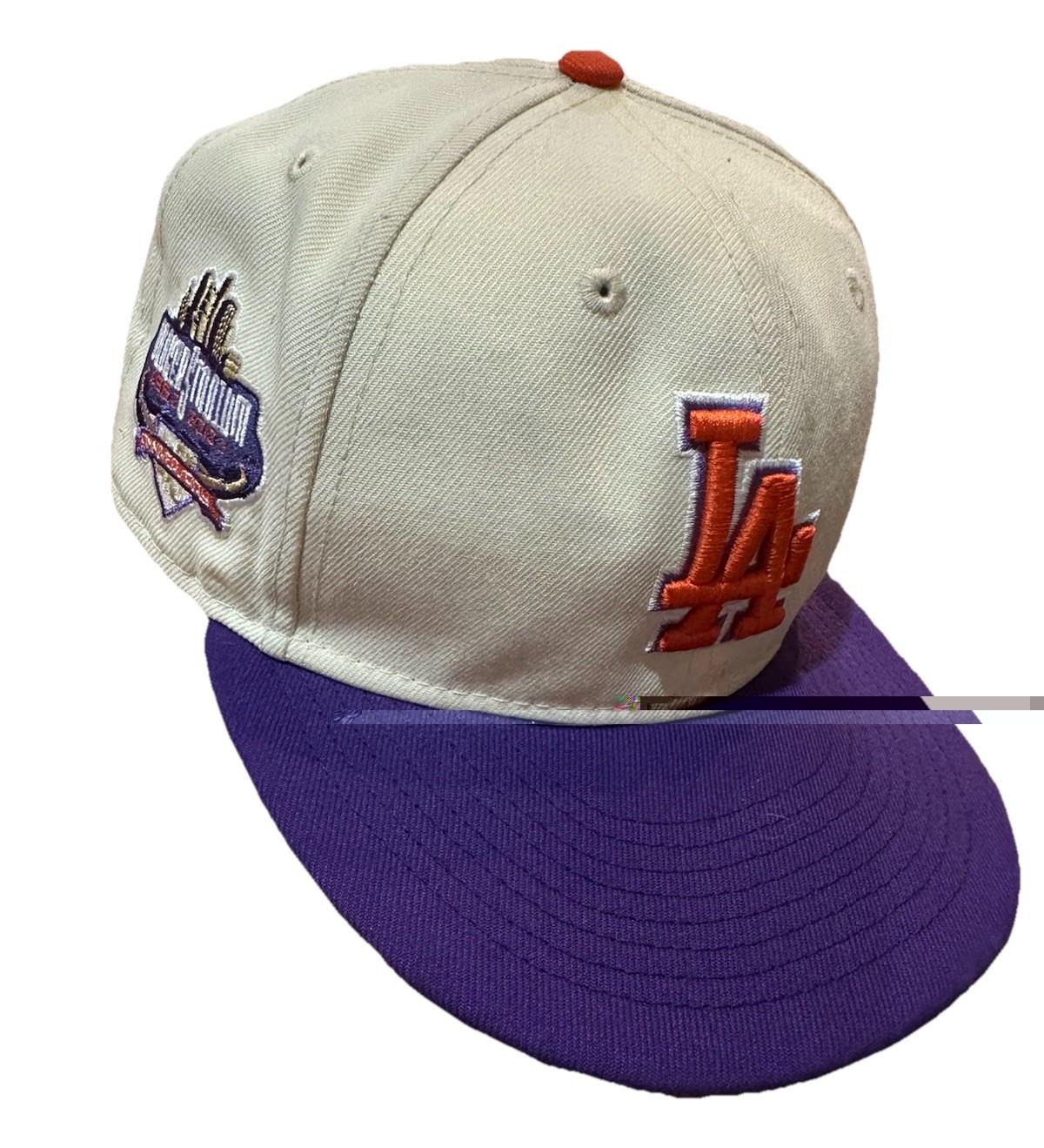 New Era 59Fifty LA Dodgers Dodger Stadium 1962 2022 Side Patch Fitted Hat 7 1/2