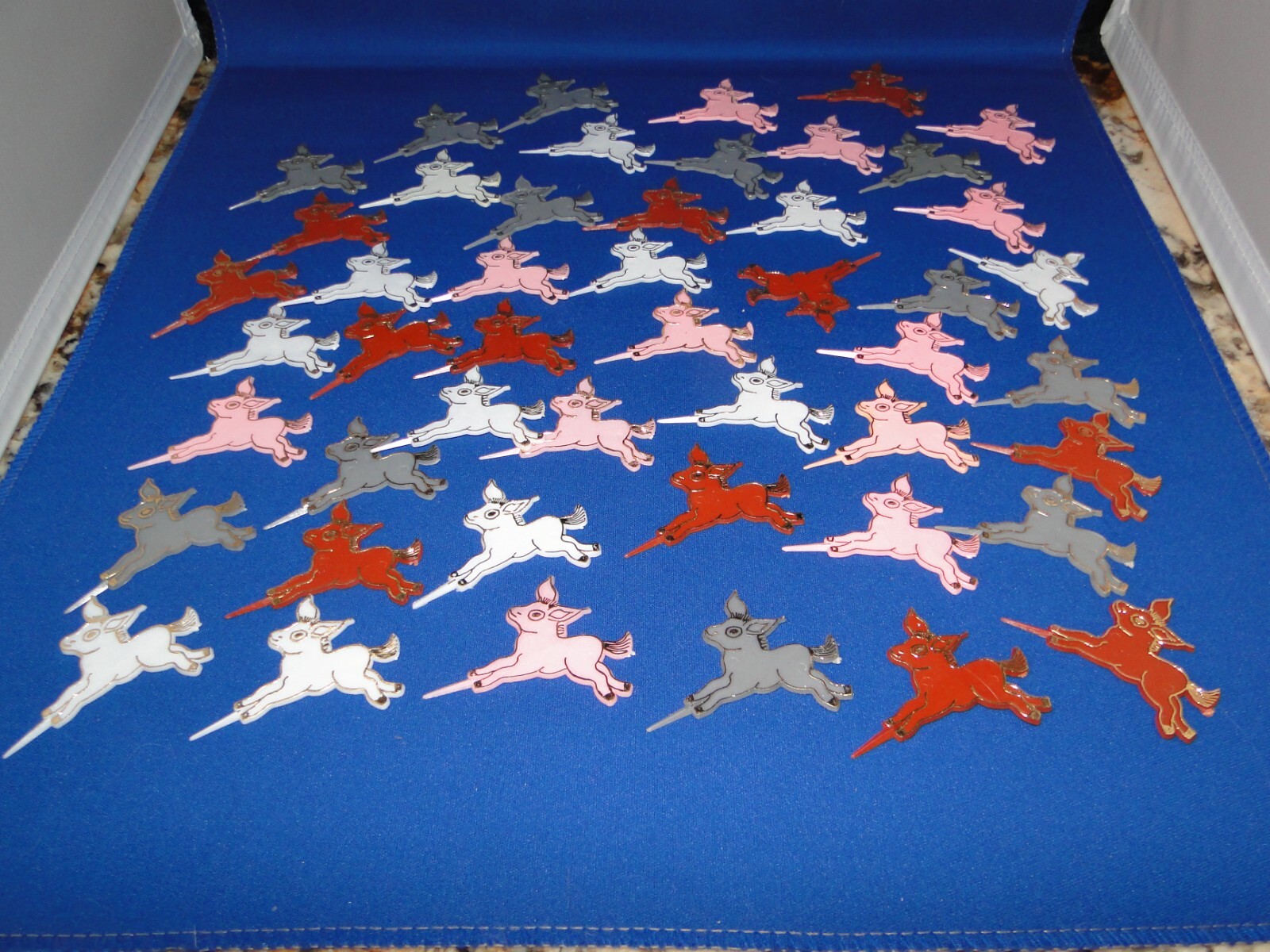 New Vintage Donkey party picks, pack of 48, great for cakes, cupcakes, bento
