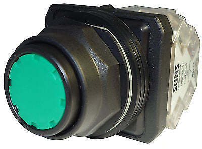 SUNS PB30-FP-G-P13 30mm Green Guarded Pushbutton NO/NC 9001SKR1GH13 9001SKR1GH5