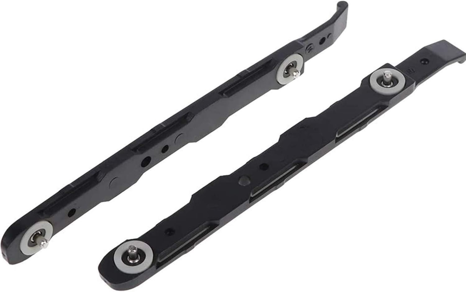 8 Pack Chassis Hard Drive Mounting Plastic Rails,Black