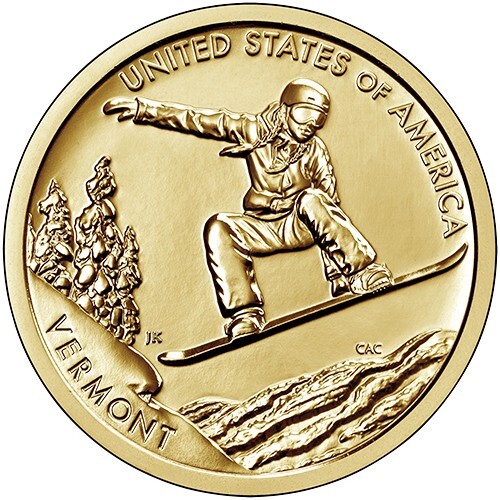2022 D AU/BU Vermont American Innovation Dollar Snow Boarding