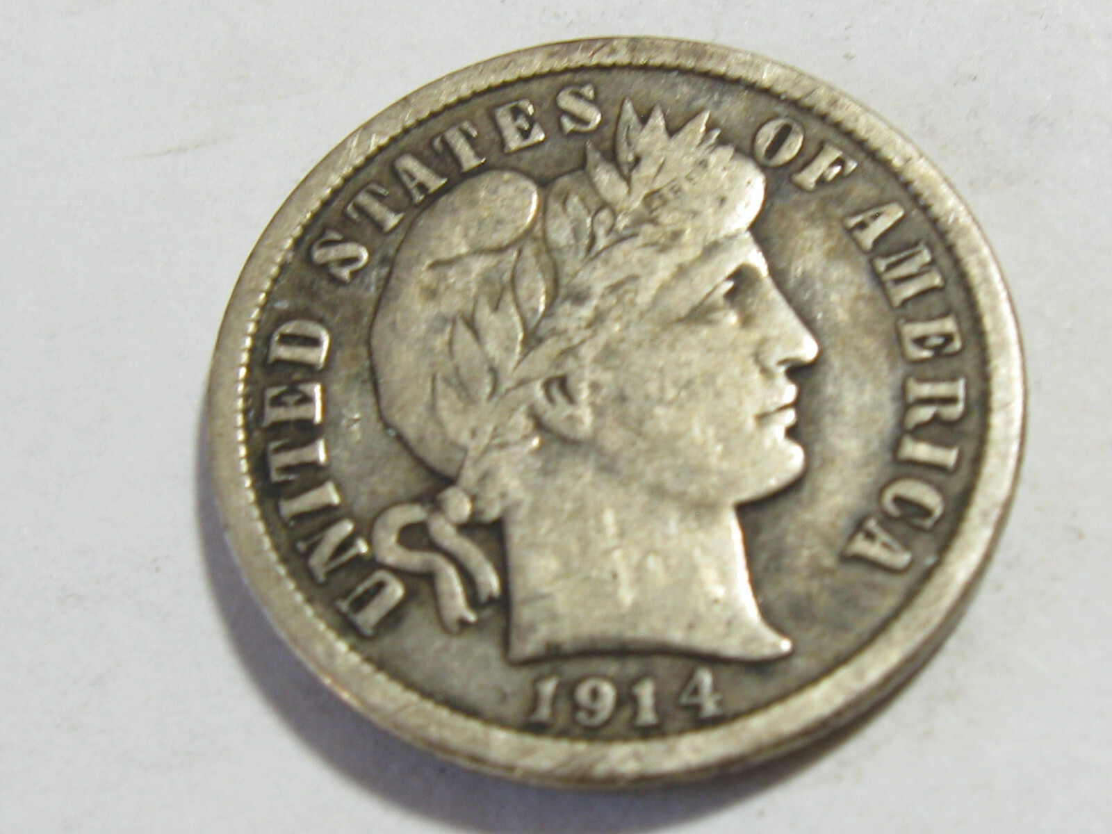 1914-D Barber Dime - #9898