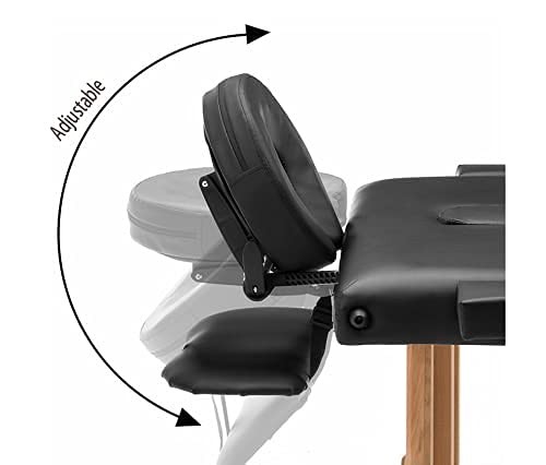 1Pcs Massage Table Face Cradle, Black Face Cradle Massage Table Bed Face Crad...