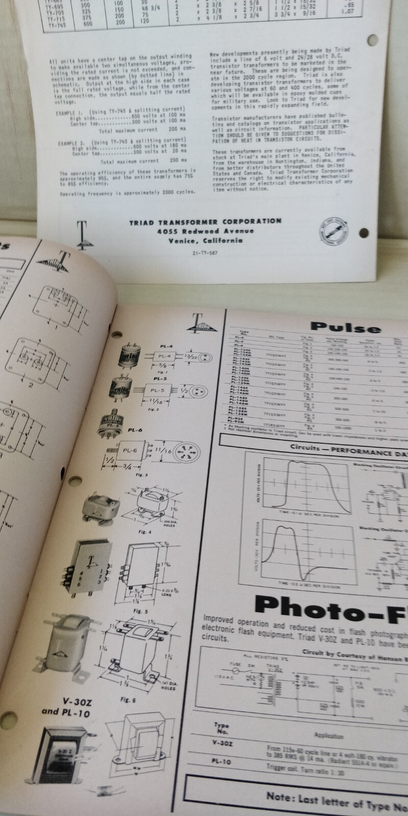 1958 Triad - Catalog - Transformers + More + Tv Components