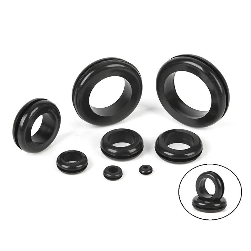 200Pcs/box Soft Rubber Grommet Gasket Kits Electrical Wire Gasket Tools Durable