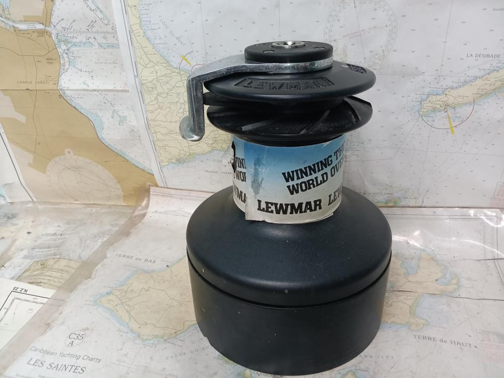 Boaters' Resale Shop of TX 2504 2251.01 LEWMAR 55 SELF-TAILING 2 SPEED WINCH