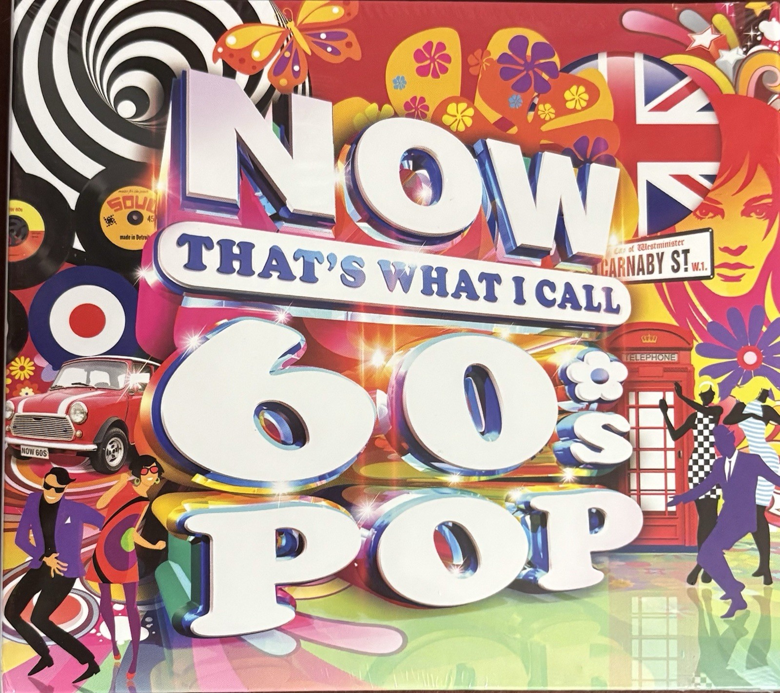 VARIOUS ARTISTS "NOW THAT'S WHAT I CALL 60S POP" NEW ORIGINAL 2023 UK 4CD ALBUM