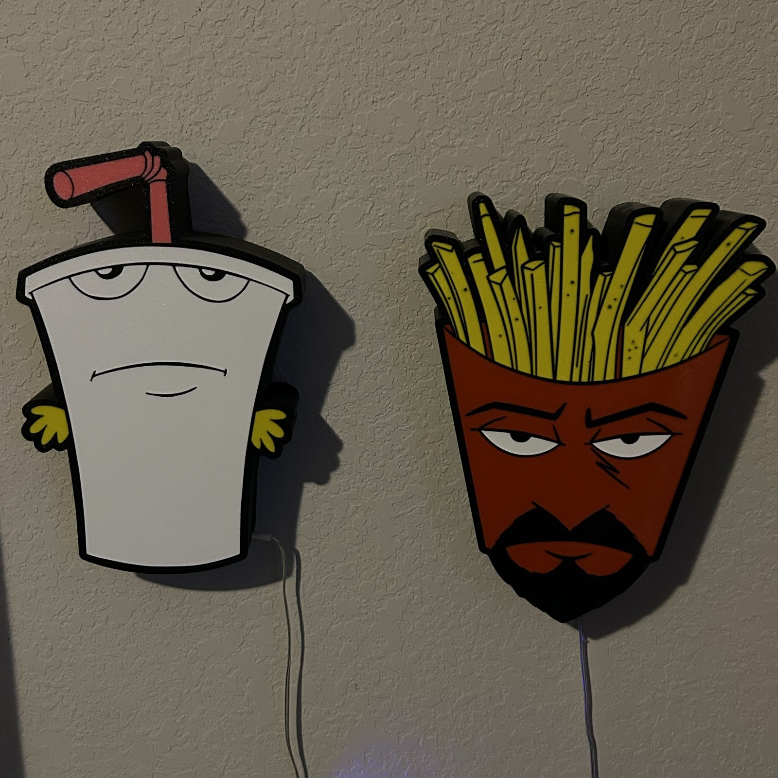 Aqua Teen Hunger Force (ATHF) LAMP/LIGHTBOX.  (MASTER SHAKE or FRYLOCK)