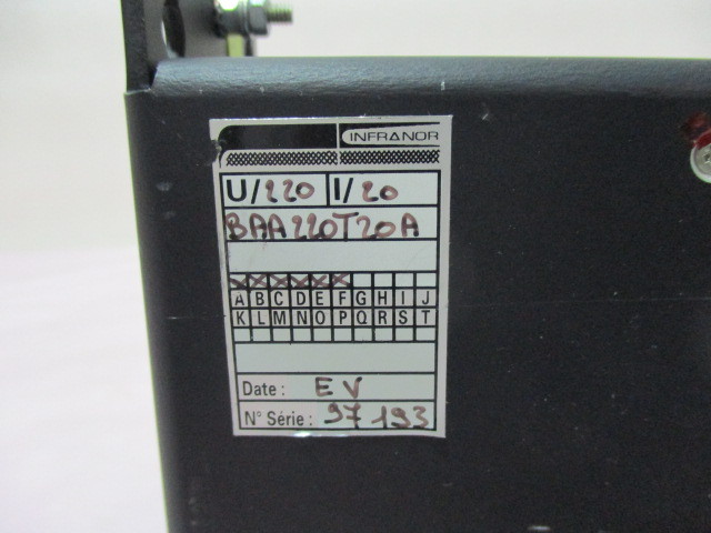 Infranor BAA-220T20A Servo Controller, 220VAC, 3 Phase, 422574