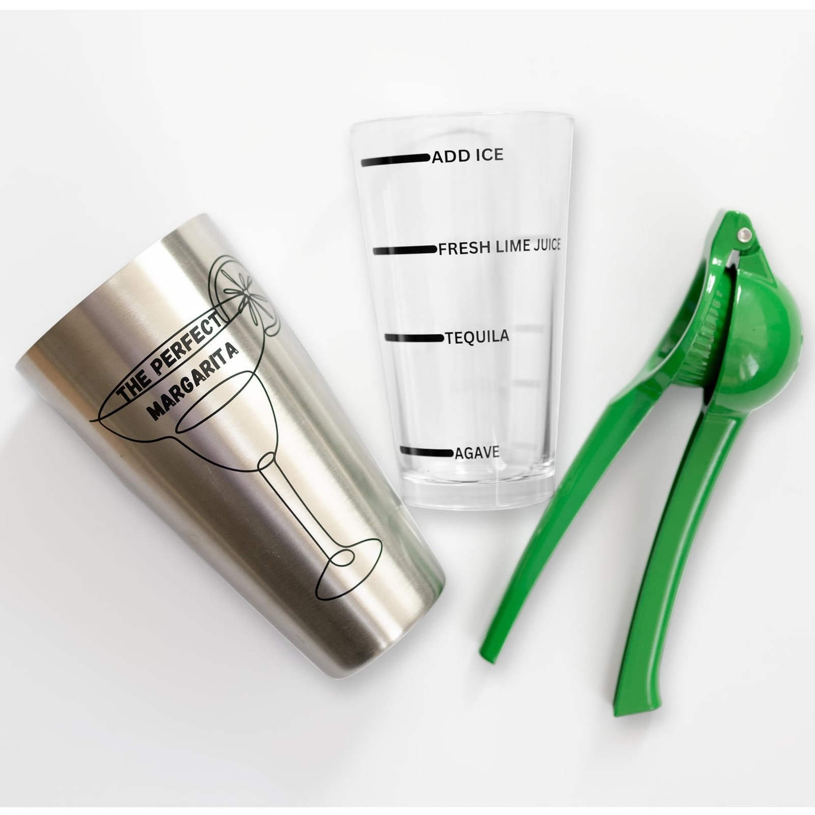 The Perfect Margarita | Easy to Use Margarita Cocktail Shaker Kit | Single & ...