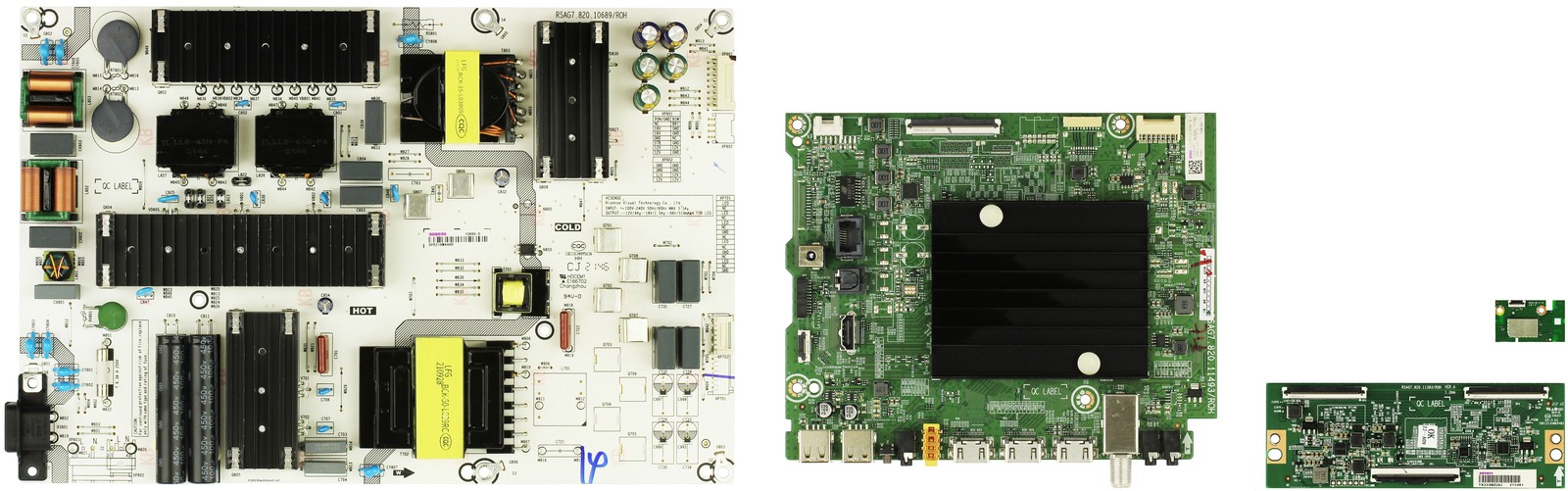 Hisense 75A6H Complete LED TV Repair Parts Kit Version 1