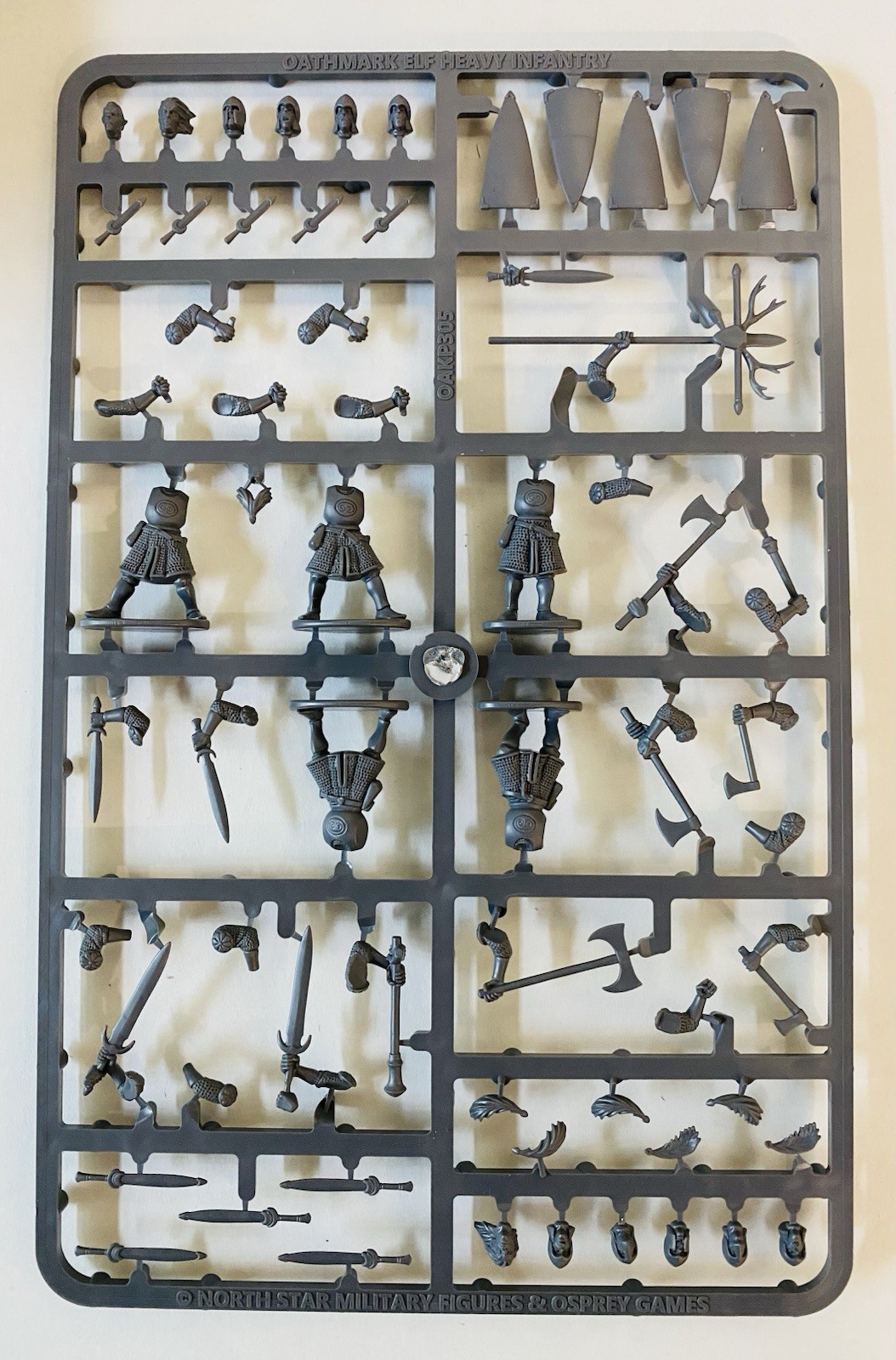 Oathmark Elf Heavy Infantry 28mm New • 1 Sprue • 5 Minis • Osprey Northstar