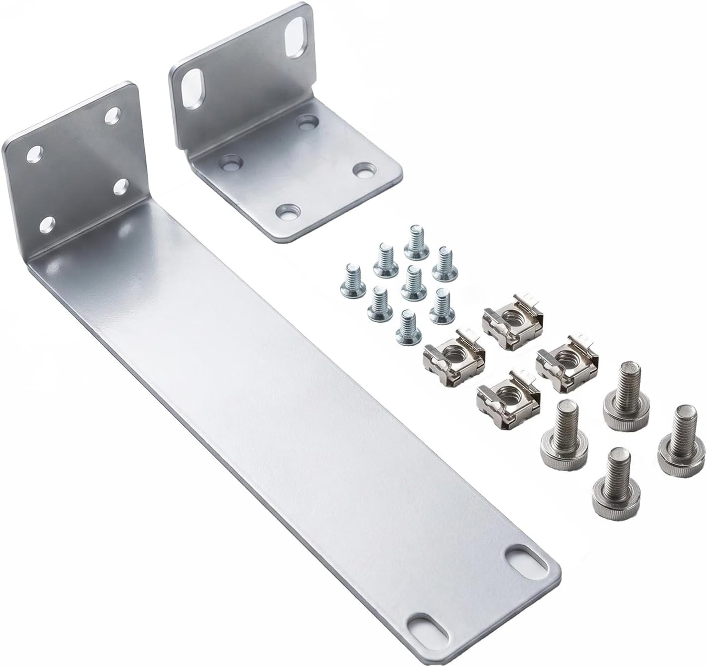 Rack Mount Kit Compatible for Ubiquiti Switches, 1U Rack Ears for US-8-150W