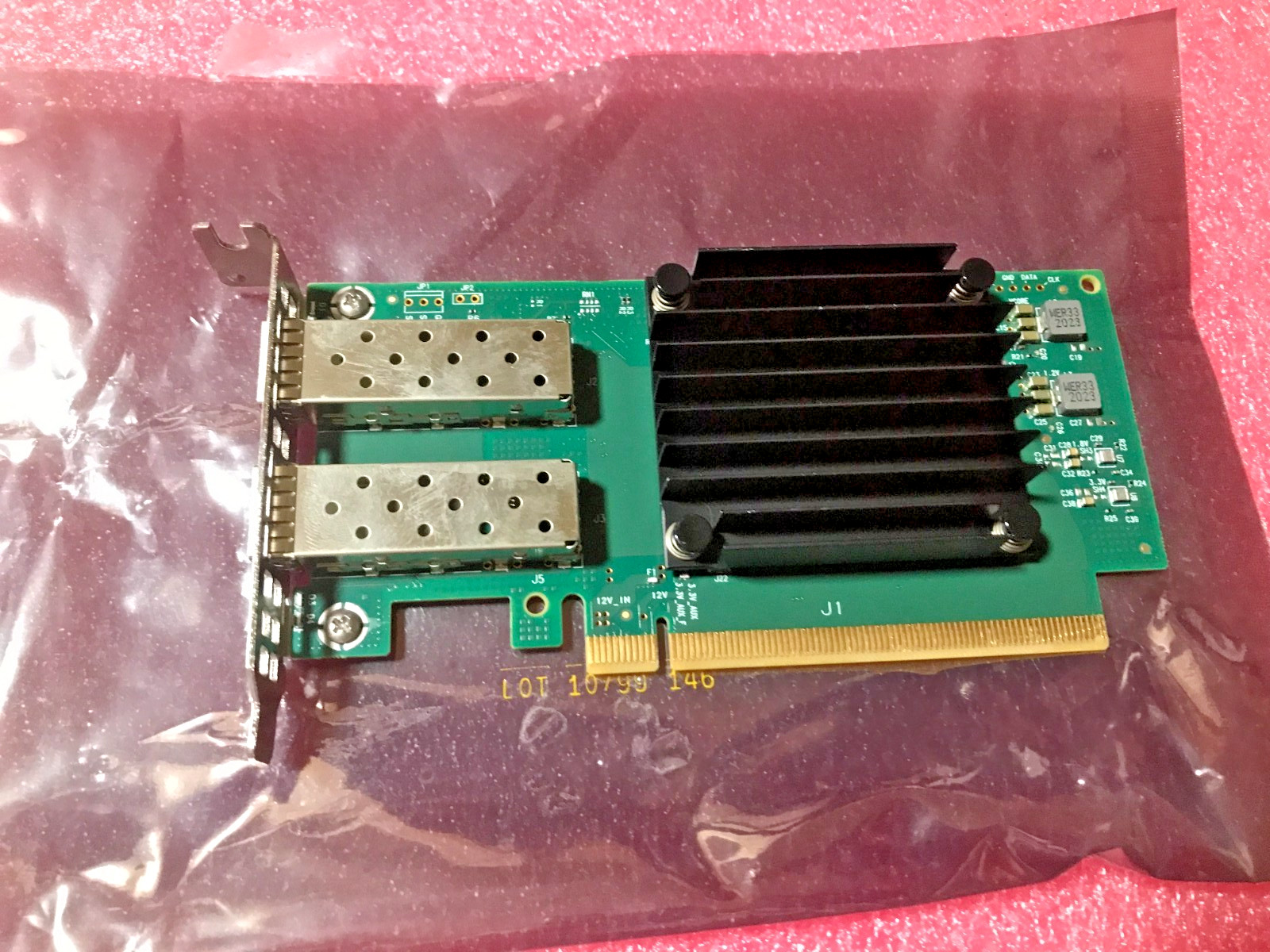 Dell Mellanox ConnectX-5 CX512F Dual Port 25Gb SFP28 NIC Network Card V5DG9