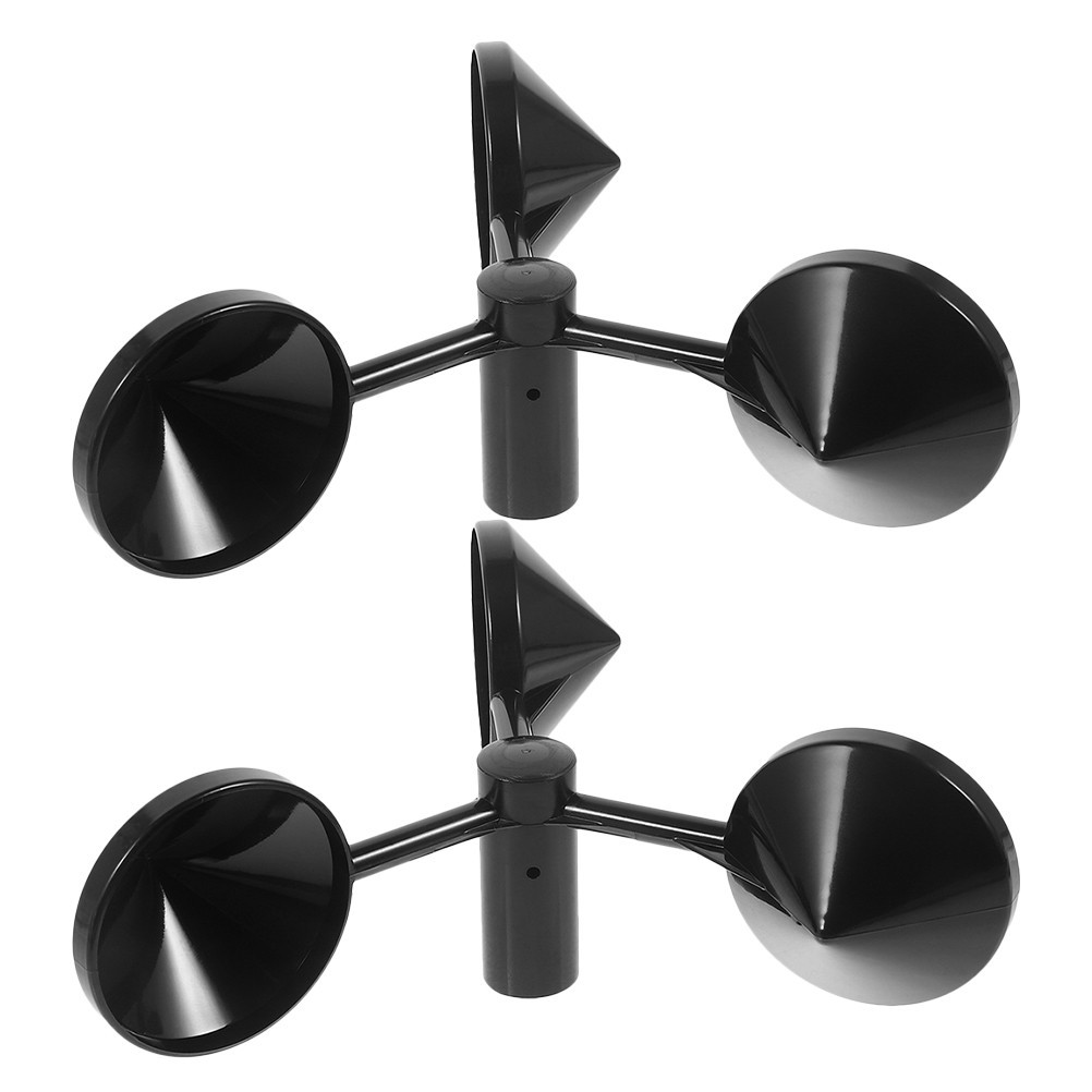 2 Pcs Wind Direction Indicator Measurement Device Anemometers Cup