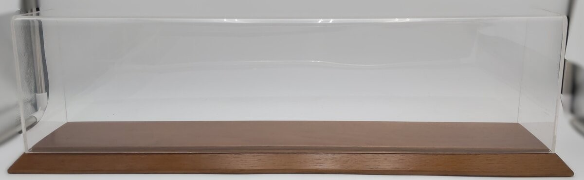 25 1/5" Display Case w/ Wooden Base LN/Box