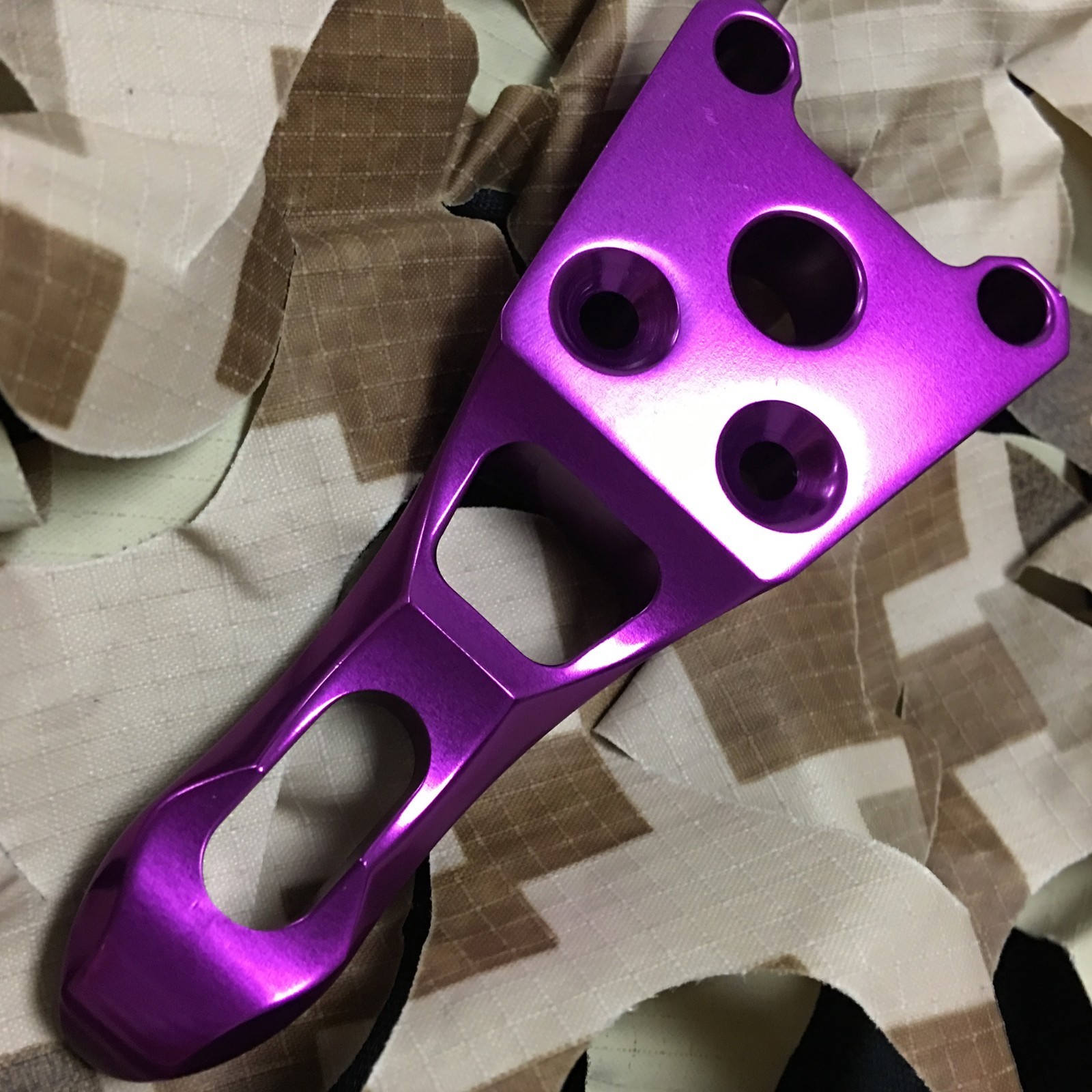 NEW Azodin Paintball KP3 Kaos Pump Hit Man Mod Plate - Purple