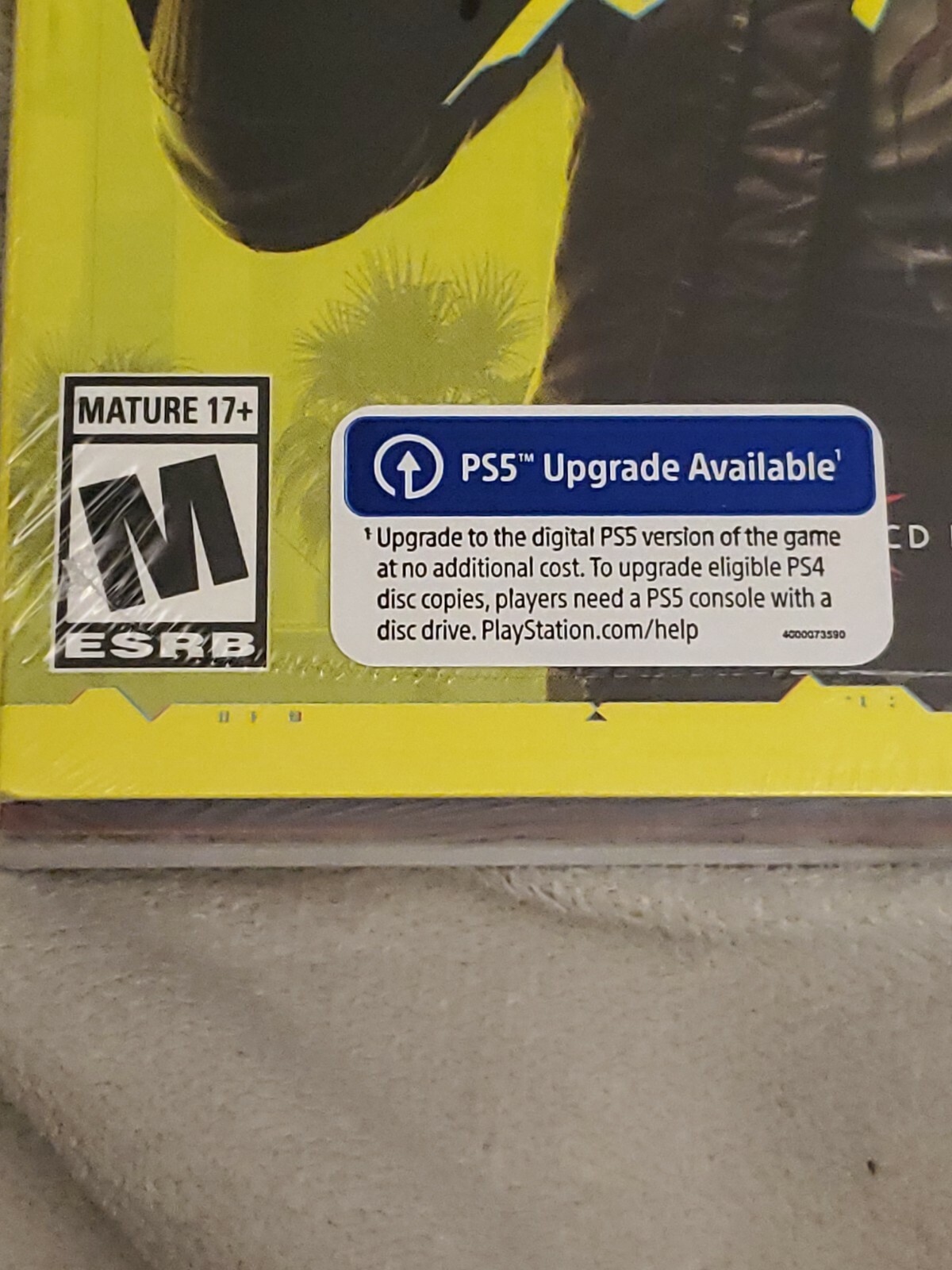 Cyberpunk 2077 PS4 Sony PlayStation 4 BRAND NEW / SEALED + Free PS5 Upgrade