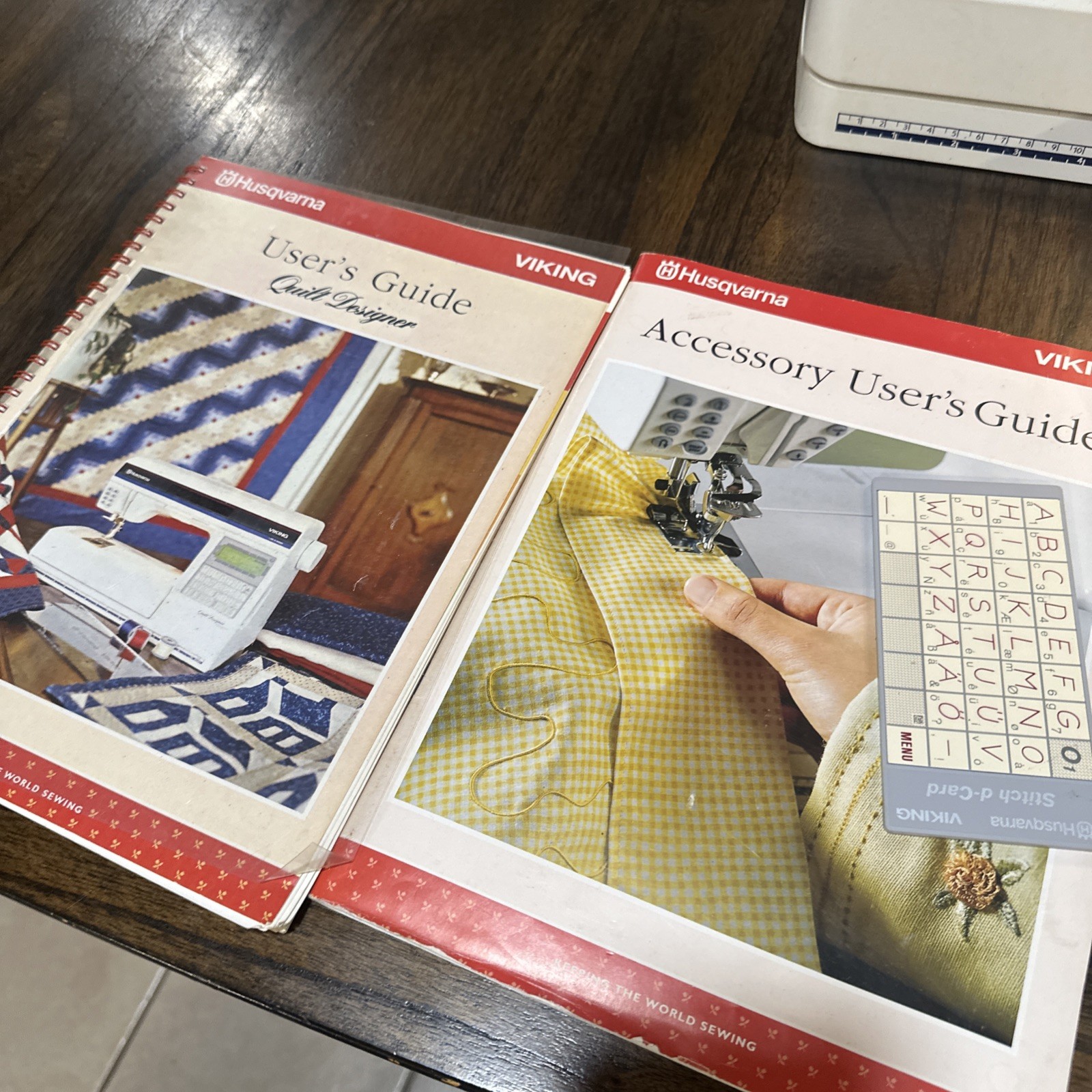 Husqvarna Viking Quilt Designer Computerized Sewing Machine Not Tested