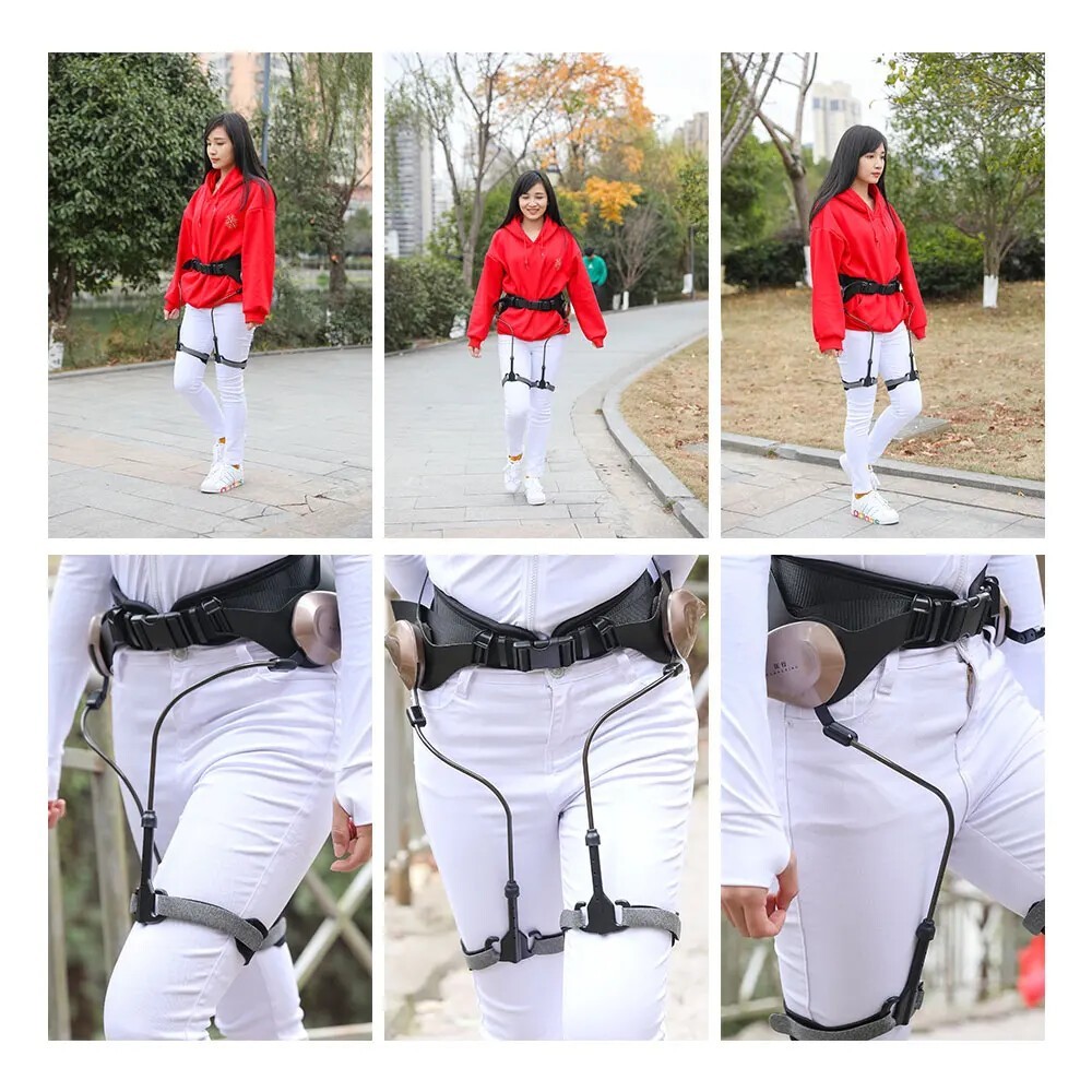 Adjustable Elderly Walker Mobility Aid Leg Support Foldable Walking Device