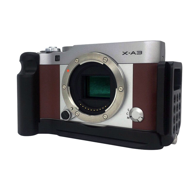 Camera L Bracket Hand Grip Holder Plate Vertical for Fujifilm Fuji X-A3 X-A5
