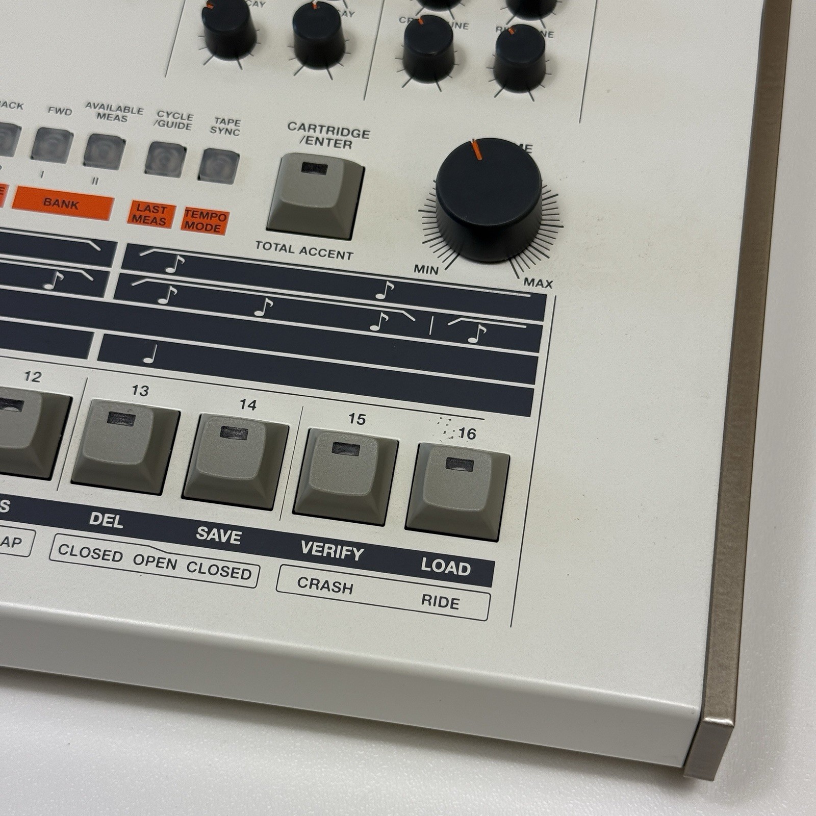 Steda Electronics SR-909 Analog Drum Machine TR-909 Clone Tested Works Excellent