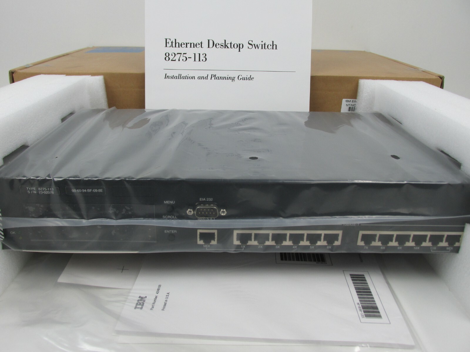 IBM 8275-113 Fast Ethernet Desktop Switch 12-port