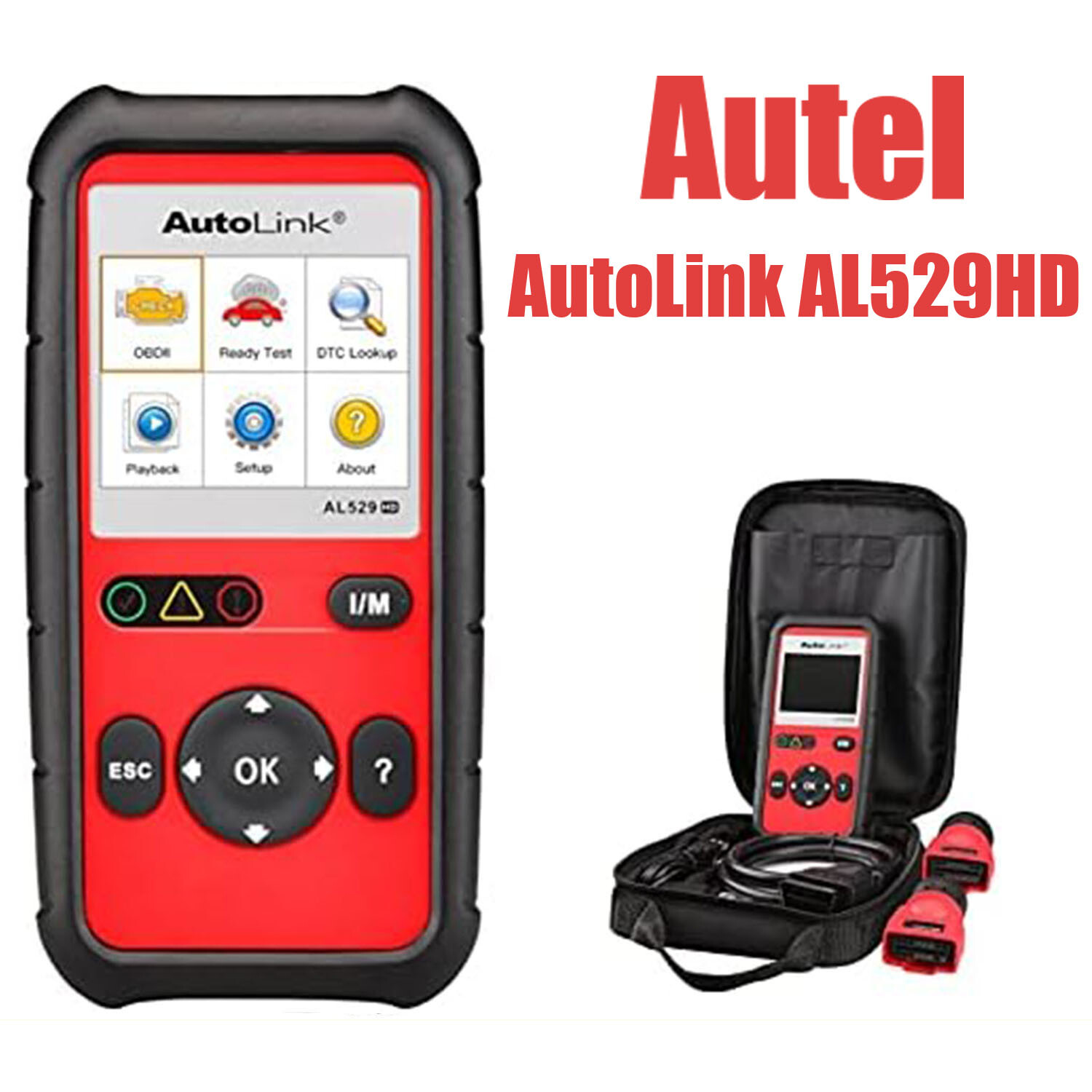 Autel AutoLink AL329 AL529HD OBD2 OBDII Auto Code Reader Diagnostic Service Tool