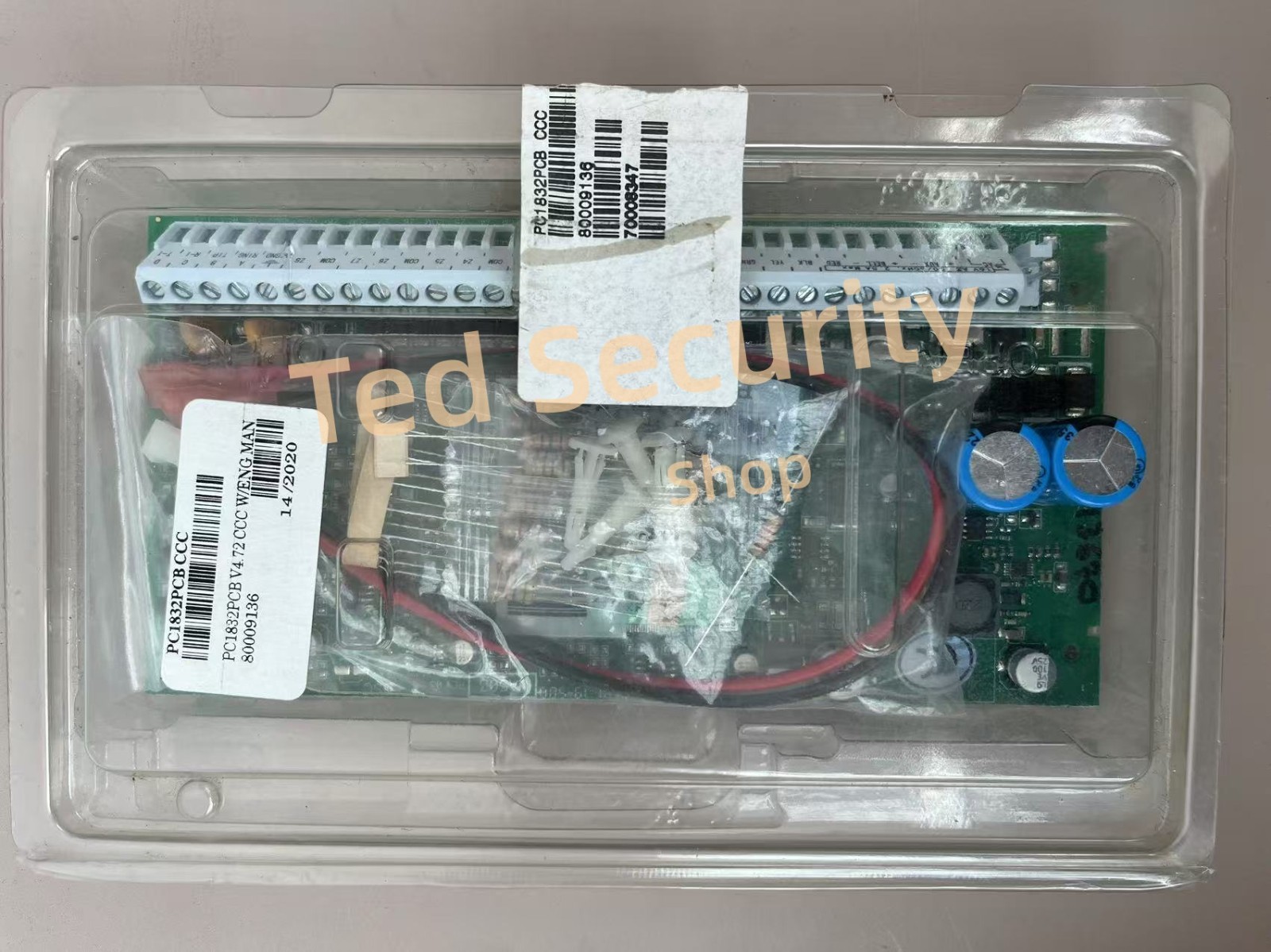 DSC PC1832 PowerSeries 8-32 Zone Alarm System Motherboard PC1832PCB Board Only