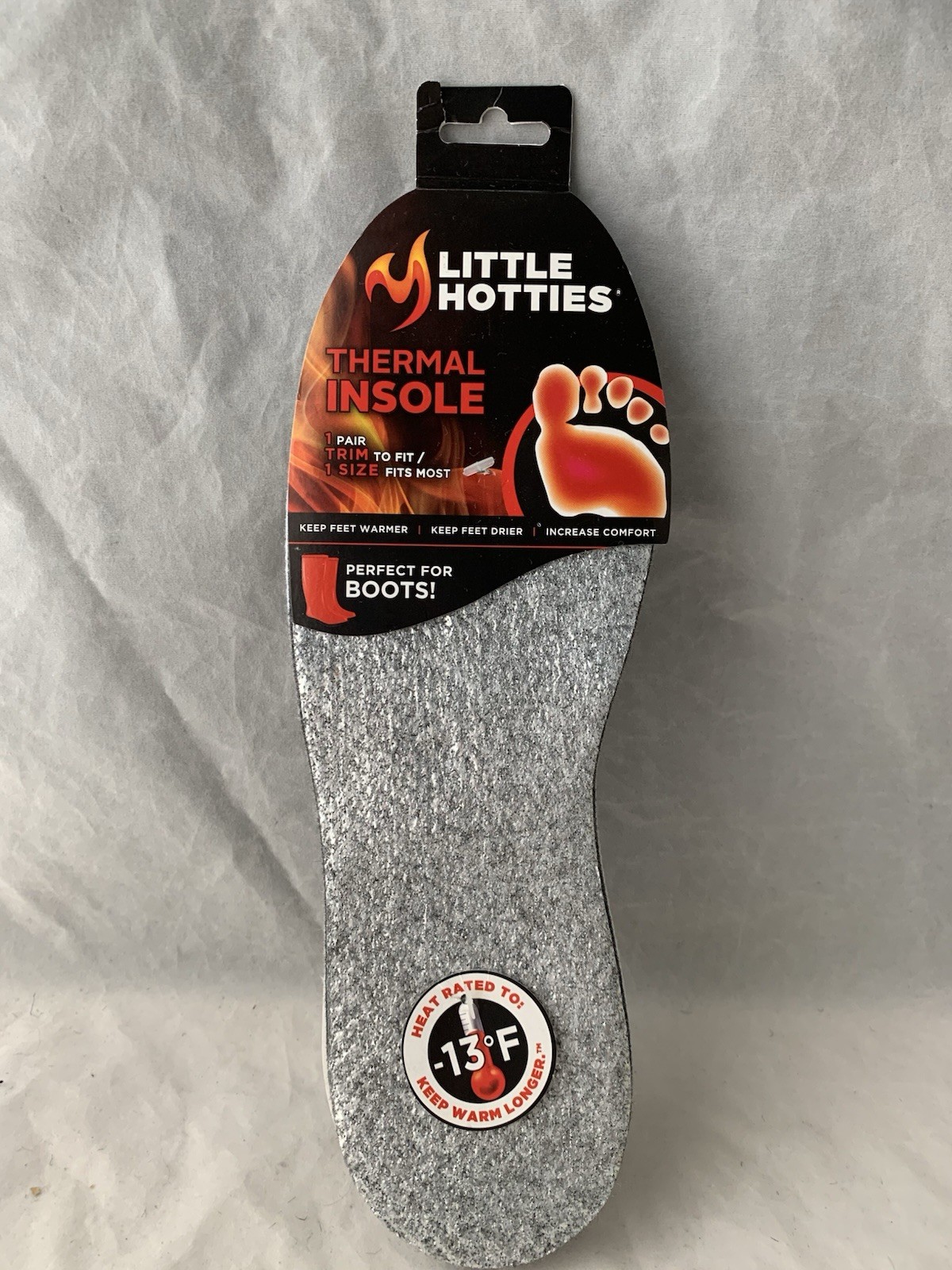 Thermal Cushion Insoles Little Hotties Shoe Boot Unisex Inserts Warm Feet    B12