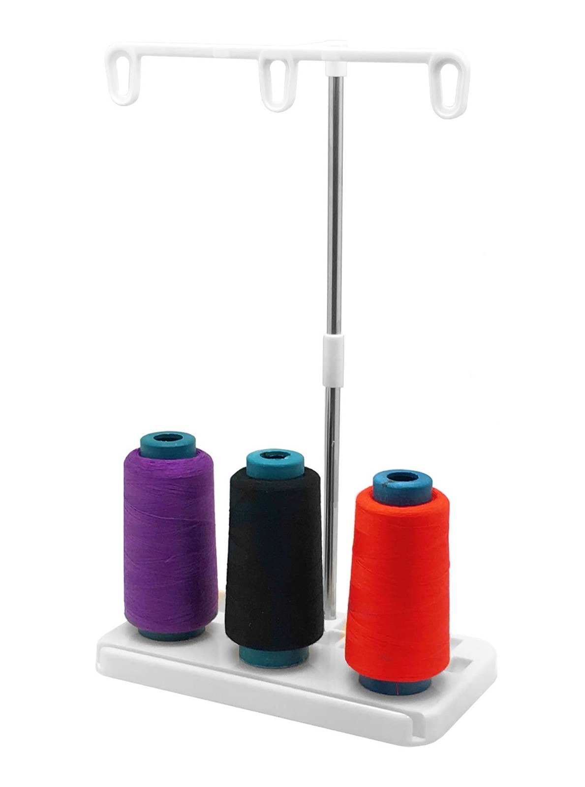 YEQIN Thread Spool Holder Stand- 3 Spools for Domestic White