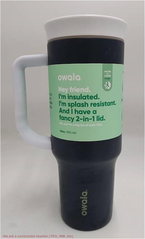 Owala 40oz Straw Stainless Steel Tumbler - Navy Nights READ DESCRIPTION