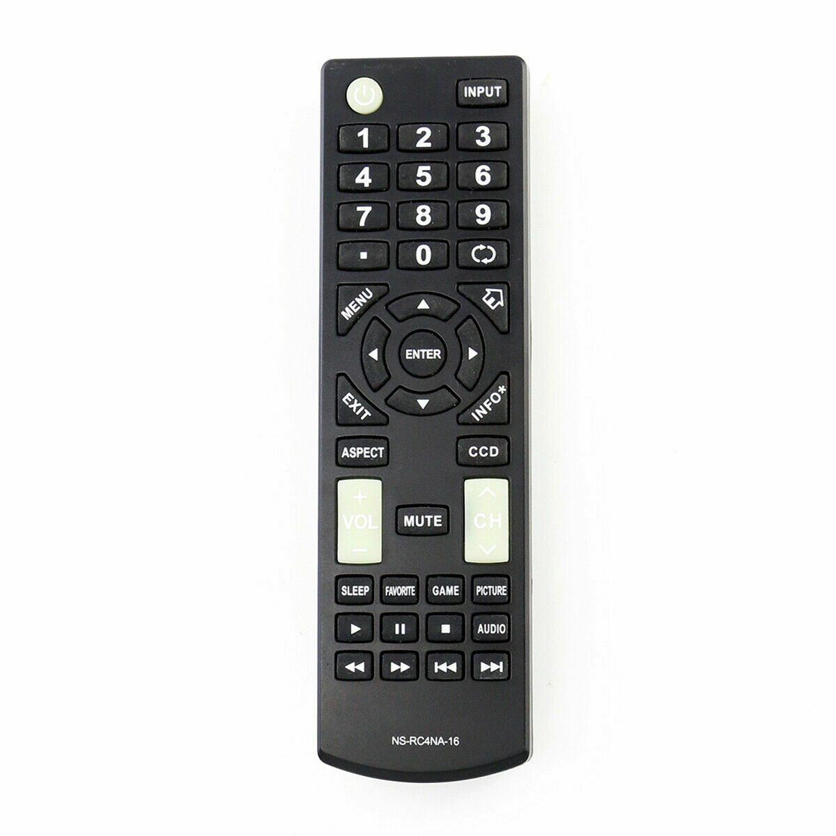 New NS-RC4NA-16 NSRC4NA16 Remote Control for Insignia HDTV LED TV NS-32D220NA16
