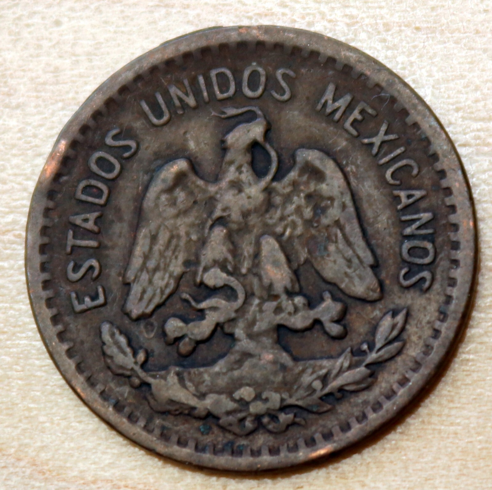 1937 Mexico 1 Centavo
