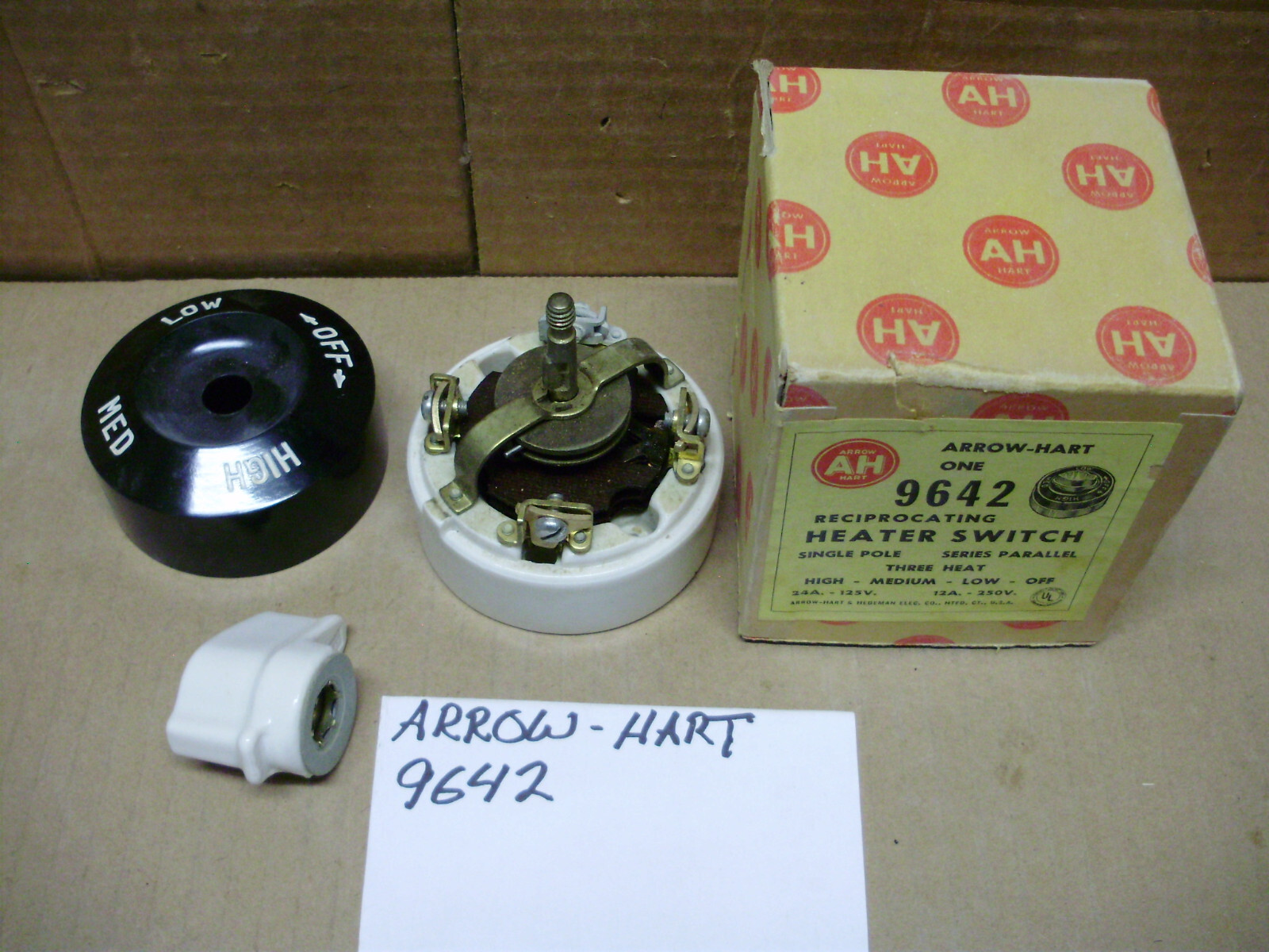 Arrow-Hart Ohmite Heater, Tap Switch, Rheostat