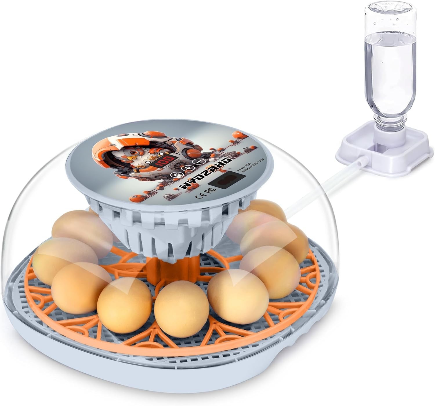 Smart Chicken Incubators for Hatching Eggs with Automatic Turner Small Poultr...