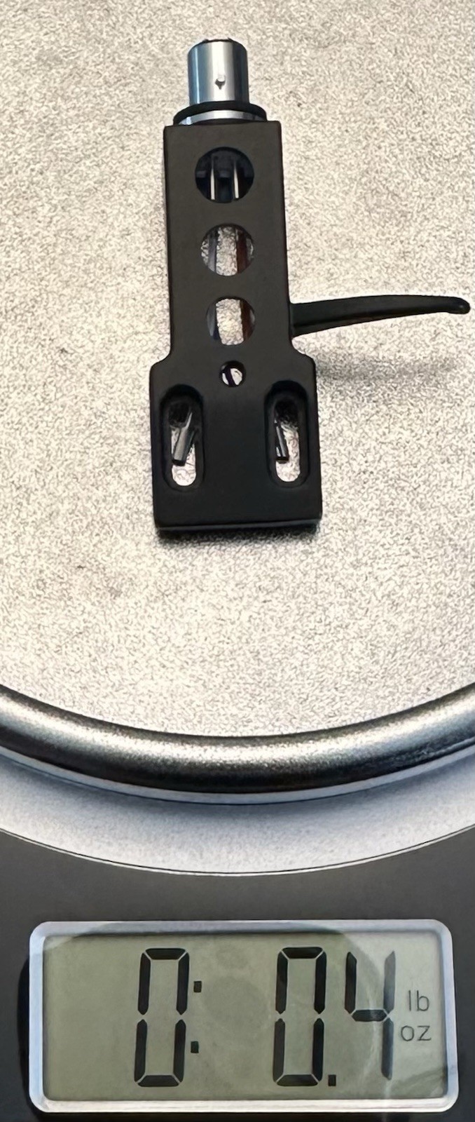Technics Style Headshell With Lead Wires | Free 45 RPM Adapter