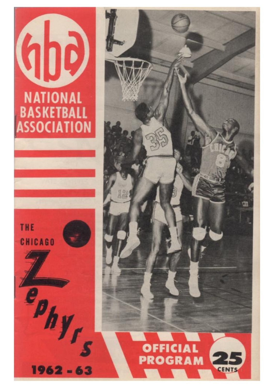 1962-1963 Chicago Zephyrs Media Guide - 18-page NBA Basketball Press Reprint