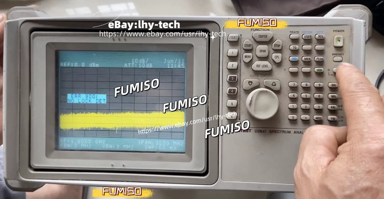 1pcs Advantest U3641 spectrum analyzer&lhy