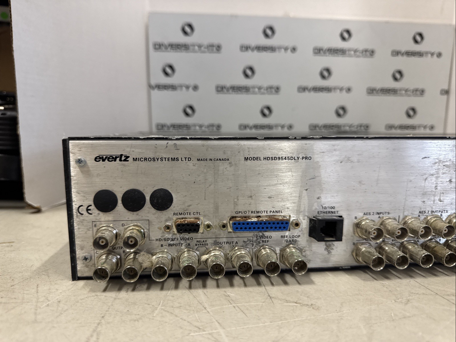Evertz HDSD9545DLY-PRO HD/SD Audio & Video Delay Time Shift Processor