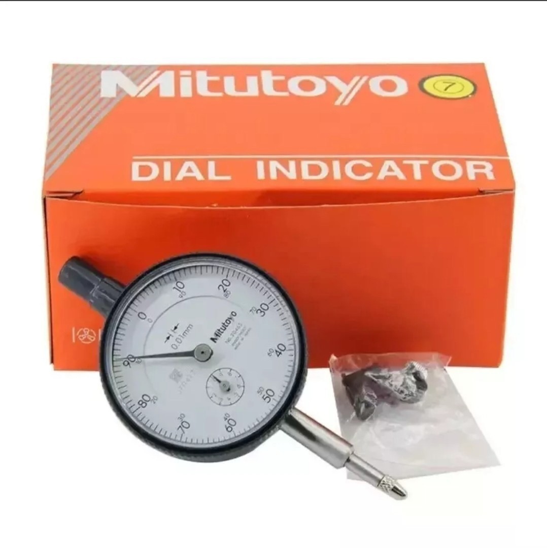 Japan Mitutoyo 2046S Metric Dial Indicator, 0-10mm Range, 0.01mm Graduation