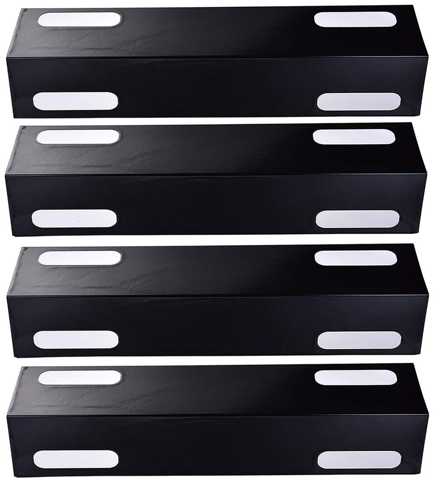 P9935A (4-Pack) 15 3/8 inch Porcelain Steel Heat Plate and Heat Shield for Du...
