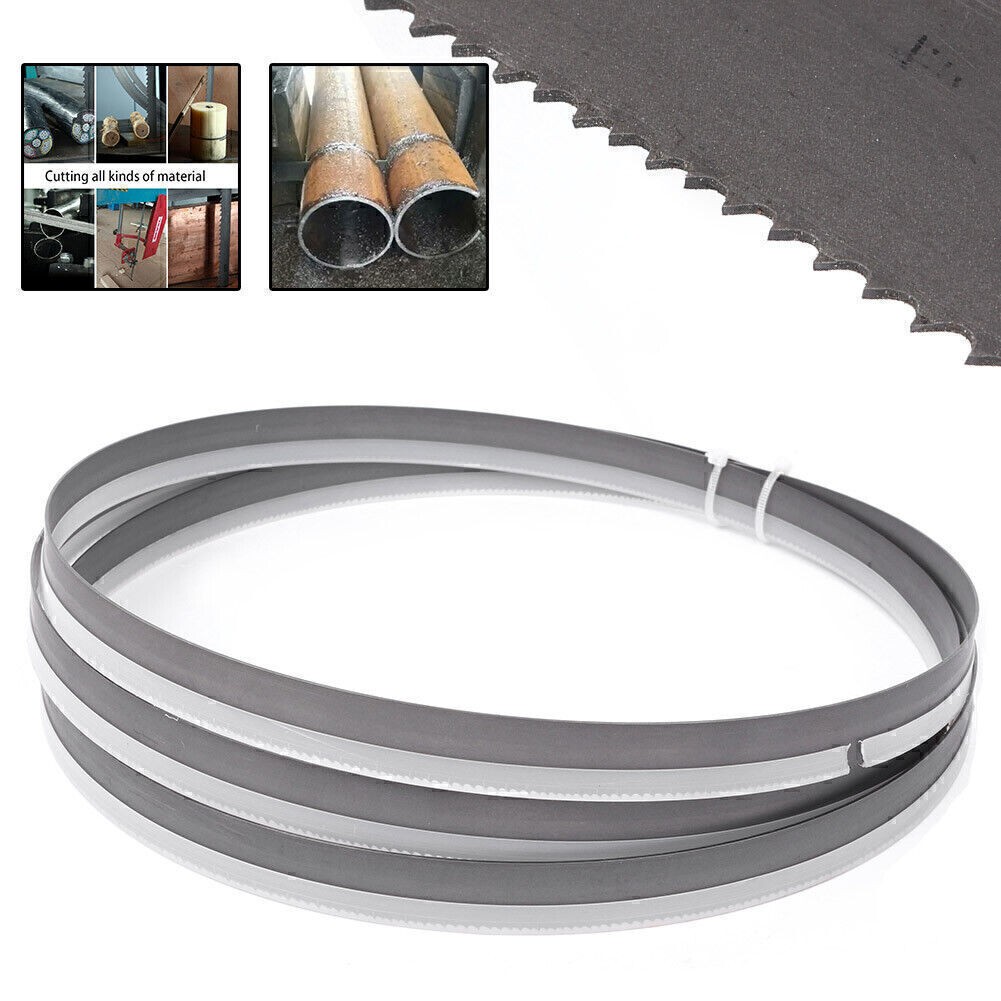 Band Saw Blade Fit Wood Plastic M42 Bi-metal 95"x 3/4"x 0.35" 10/14 TPI Cutter